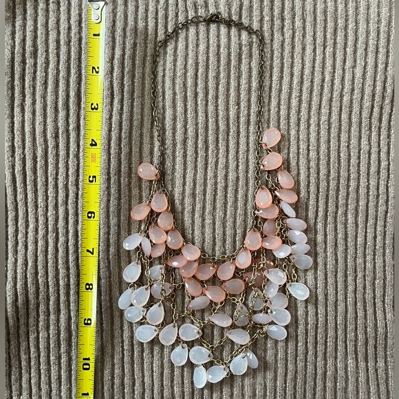 FREE with purchase! Pink Statement Necklace - Picture 2 of 4